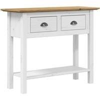 Console Table Tea Side Table Hallway Accent End Table Solid Wood Pine vidaXL