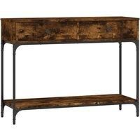 Console Table Grey Sonoma 75x34.5x75 cm Engineered Wood vidaXL
