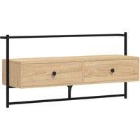 TV Cabinet Wall-mounted TV Unit Media Cabinet TV Stand Engineered Wood vidaXL
