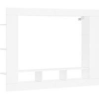 Vidaxl Tv Cabinet White 152X22X113 Cm Engineered Wood