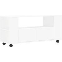 Vidaxl Tv Cabinet White 102X34 5X43 Cm Engineered Wood