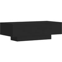 Vidaxl Coffee Table Black 100X49 5X31 Cm Engineered Wood