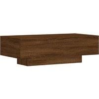 vidaXL Modern Coffee Table with Spacious Surface, Brown Oak, Engineered Wood - Perfect for Living Room, Lounge Area