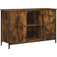 vidaXL TV Cabinet Unit Sideboard Media Console Smoked Oak Engineered Wood