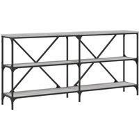 Console Table Side Table Sideboard End Table Engineered Wood and Iron vidaXL