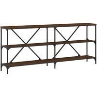 Console Table Side Table Sideboard End Table Engineered Wood and Iron vidaXL