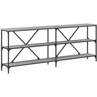 Console Table Side Table Sideboard End Table Engineered Wood and Iron vidaXL