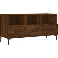 vidaXL TV Cabinet Unit Media Stand Brown Oak Engineered Wood