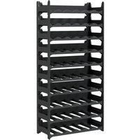 vidaXL Wine Rack for 60 Bottles PP Stackable