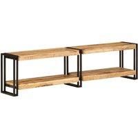 vidaXL TV Cabinet 160x30x40 cm Solid Wood Mango