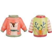 House of Seasons Retro Christmas Sweater Vase - Assorted