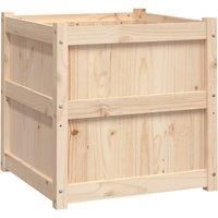 Garden Planter 60x60x60 cm Impregnated Wood Pine vidaXL