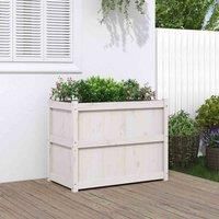 Garden Planter Patio Flower Pot Plant Pot Planter Box Solid Wood Pine vidaXL