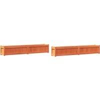 Garden Planter White 180x31x31 cm Solid Wood Pine vidaXL