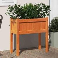 Garden Planters with Legs Patio Flower Pot Plant Pot Solid Wood Pine vidaXL