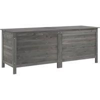 vidaXL Garden Storage Box Anthracite 150x50x56.5 cm Solid Wood Fir