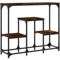 Console Table Black 89.5x28x76 cm Engineered Wood vidaXL