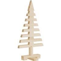 Vidaxl Wooden Christmas Tree For Decoration 60 Cm Solid Wood Pine