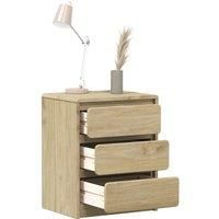 SAUDA bedside Table Table Oak 44x35x56 cm solid pin drink