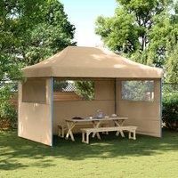 Foldable Party Tent Pop-Up with 4 Sidewalls Patio Gazebo Canopy Shelter vidaXL