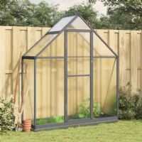 Greenhouse with Base Frame Garden Walk in Plant Grow House Aluminium vidaXL