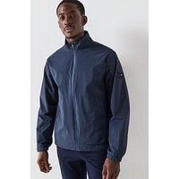 Tommy Hilfiger Men’s Branded Jacket with Zip, Blue (Desert Sky), XXL