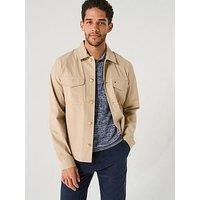 Tommy Hilfiger Cotton Nylon Overshirt - Natural