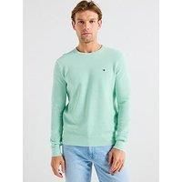 Tommy Hilfiger Essential Structure Crew Neck Knitted Jumper - Grey