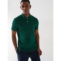Tommy Hilfiger Regular Fit Mercerised Jacquard Polo Shirt - Green