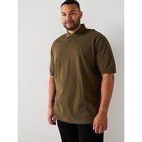 Tommy Hilfiger Big & Tall 1985 Regular Fit Polo Shirt - Dark Khaki