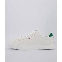 Tommy Hilfiger Men/'s ICON Court PINPERF LTH, White (Ecru), 6.5