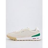 Tommy Hilfiger Retro Runner Seasonal Trainers - Cream