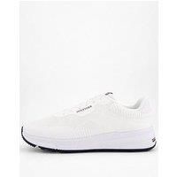 TOMMY HILFIGER Men/'s Lightweight RWB Knit, White (White), 6.5