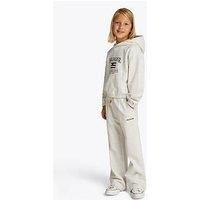 Tommy Hilfiger Girls Sequin Flag Hoodie - Grey