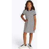 Tommy Hilfiger Girls Essential Striped Polo Dress - Multi