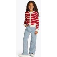 Tommy Hilfiger Girls Mabel Stripe Jeans - Blue