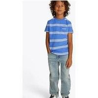 Tommy Hilfiger Boys Short Sleeve Pique T-Shirt - Blue