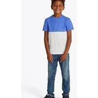Tommy Hilfiger Boys Mini Corp Colourblock Short Sleeve T-Shirt - Multi