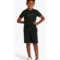 Tommy Hilfiger Boys Essential Short Sleeve T-Shirt And Short Set - Black