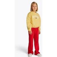 Tommy Hilfiger Girls Varsity Sweatshirt - Yellow