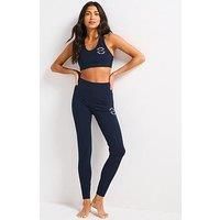 Tommy Hilfiger Racerback Crop Top - Navy