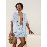 Tommy Hilfiger Medium Drawstring Floral Print Swimshorts - Bright Floral