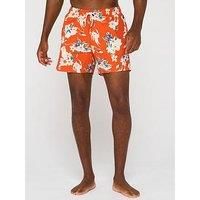 Tommy Hilfiger Medium Drawstring Floral Print Swimshorts - Bright Floral