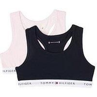 Tommy Hilfiger Girls 2 Pack Print Bralette - Multi