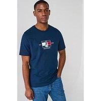 Tommy Hilfiger Embroidered Flag Sailing T-Shirt - Black