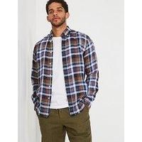 Tommy Hilfiger Regular Fit Linen Check Long Sleeve Shirt - Multi