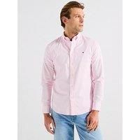 Tommy Hilfiger Slim Fit Flex Dobby Long Sleeve Shirt - Light Pink