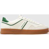 Tommy Jeans Greenwich Trainers in White & Green