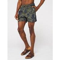 Tommy Hilfiger Medium Drawstring Floral Print Swim Shorts - Multi