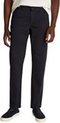 Tommy Hilfiger Men/'s Denton Cotton Satin Straight Leg Trousers, Blue (Desert Sky), 32W/38L